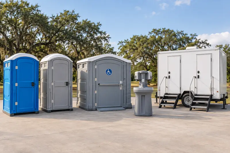 Portable sanitation equipment for rental planning