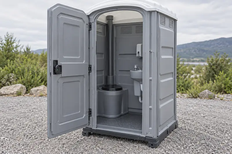 Portable sanitation option for rental planning